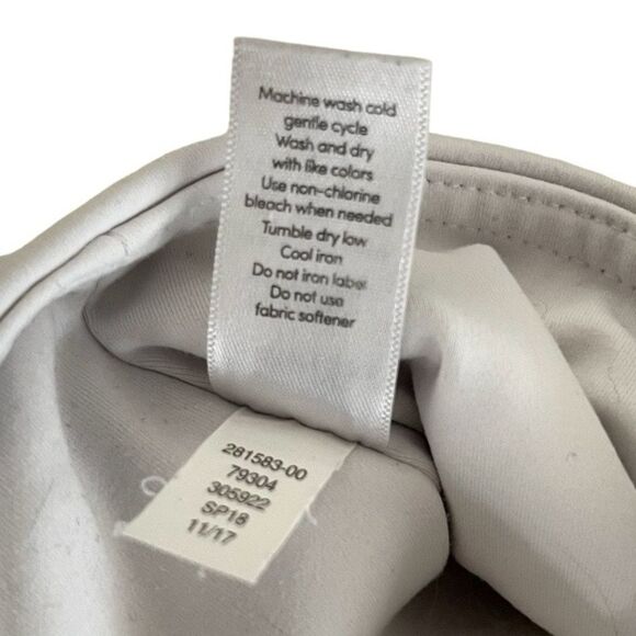 ATHLETA White Leggings Eclipse 7/8 Mesh Detail Womens Size Medium - Picture 8 of 12